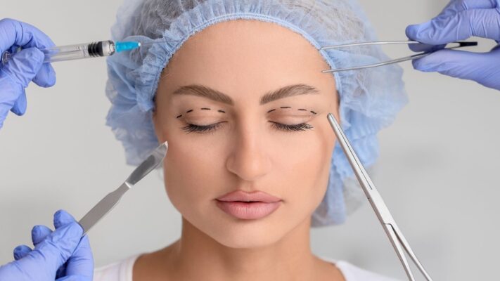 Augenlidästhetik (Blepharoplastik) und Rhinoplastik